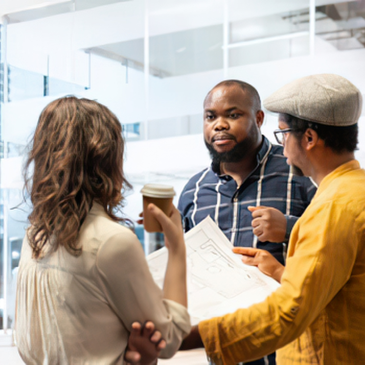 Business owners collaborating